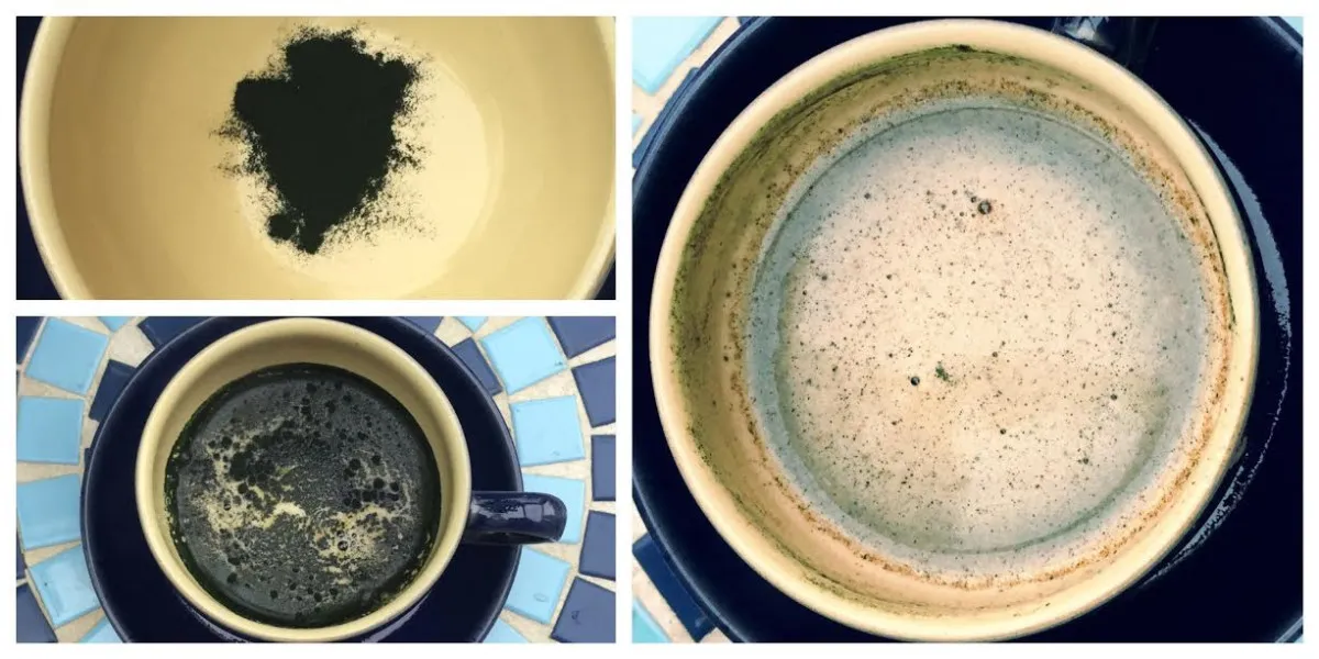 spirulina in coffee